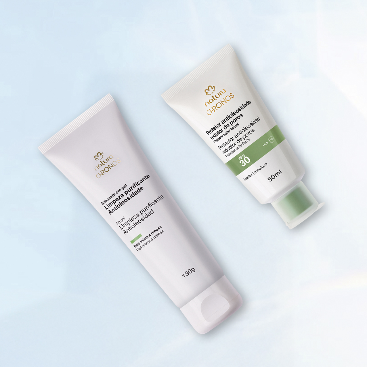 Kit Rotina Antioleosidade Chronos Derma (2 produtos)