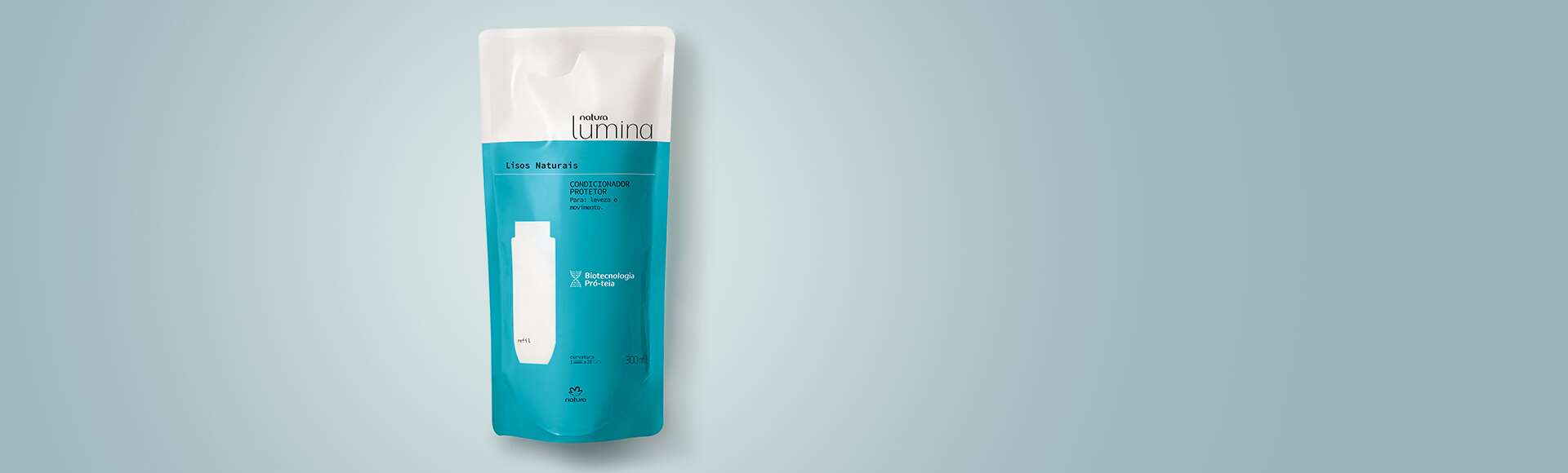 Refil Condicionador Protetor Para Cabelo Liso Lumina