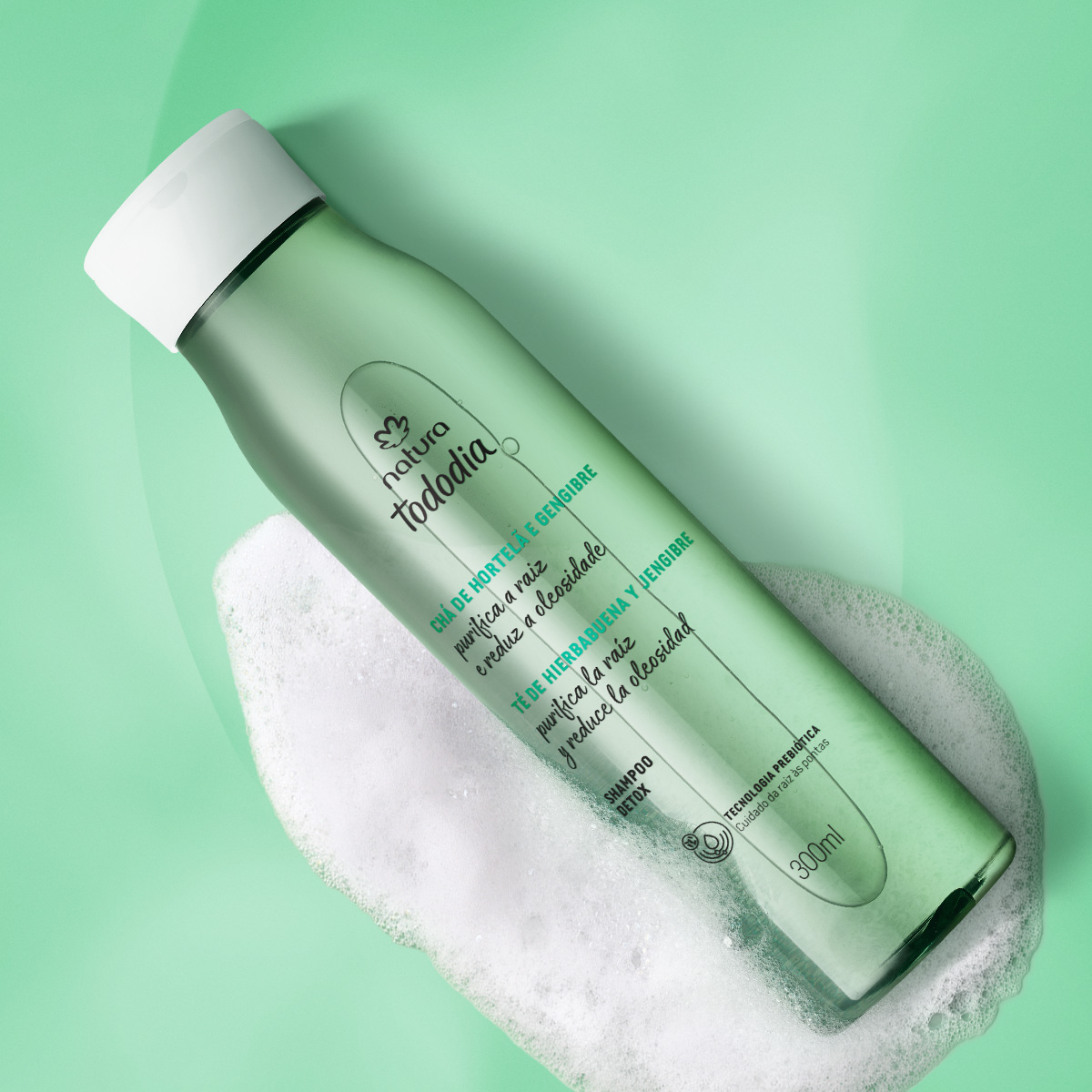 Shampoo Detox Tododia Chá de Hortelã e Gengibre