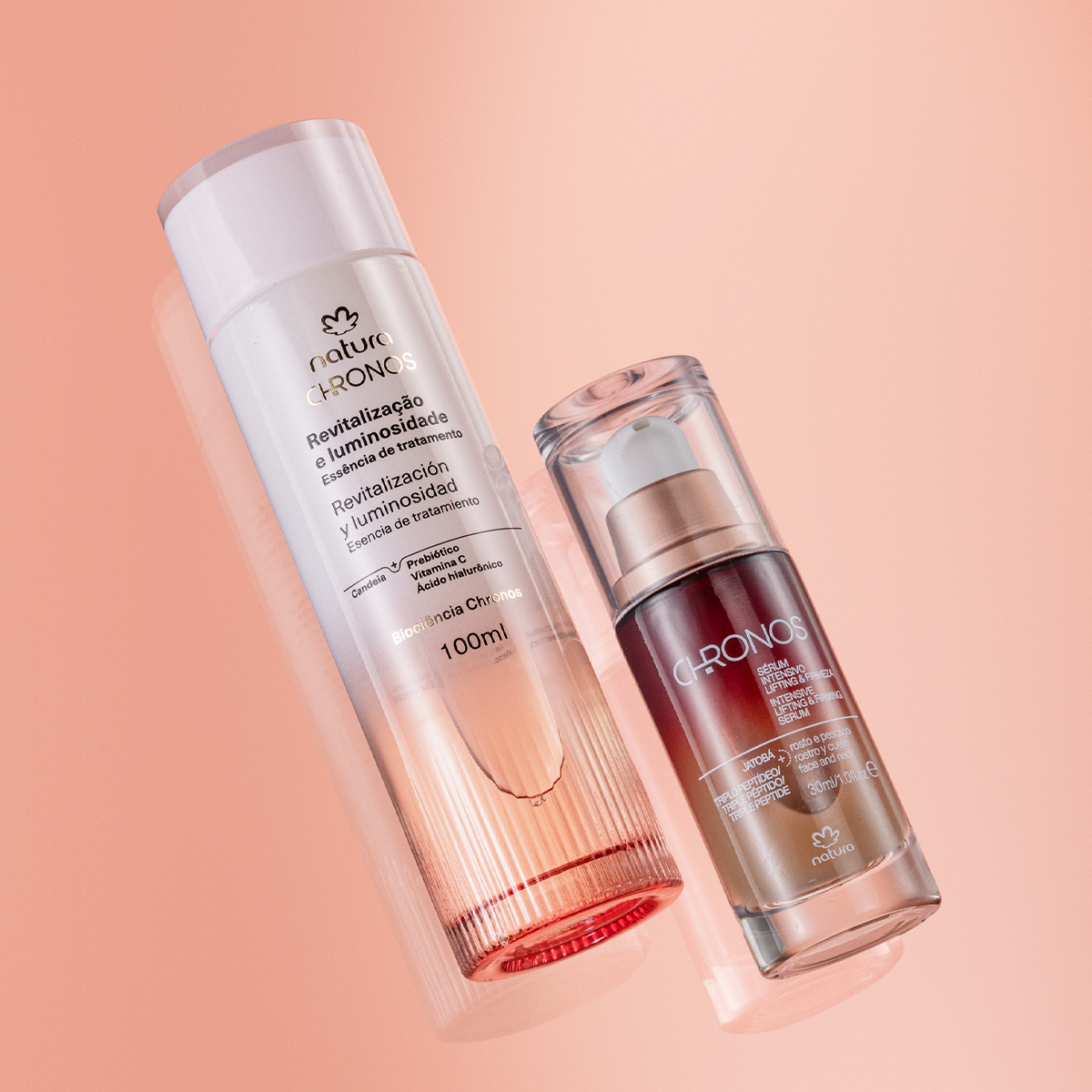 Kit Essência e Sérum Intensivo Lifting e Firmeza Chronos (2 produtos)