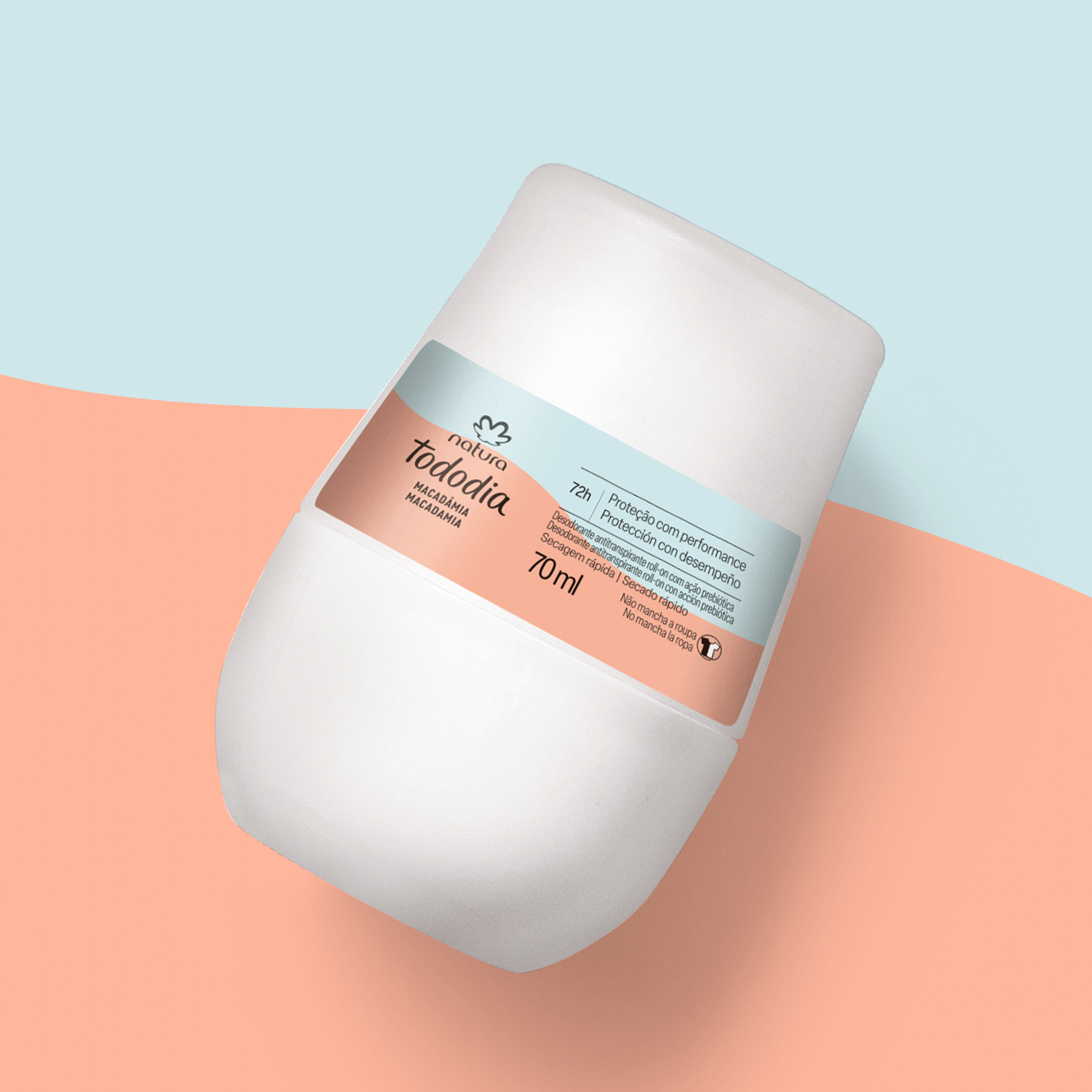 Desodorante Antitranspirante Roll-on Tododia Macadâmia