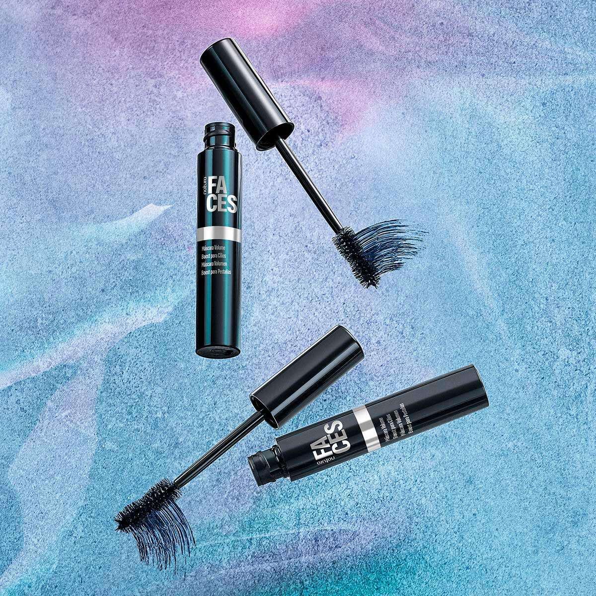 Máscara Volume Boost para Cílios Faces