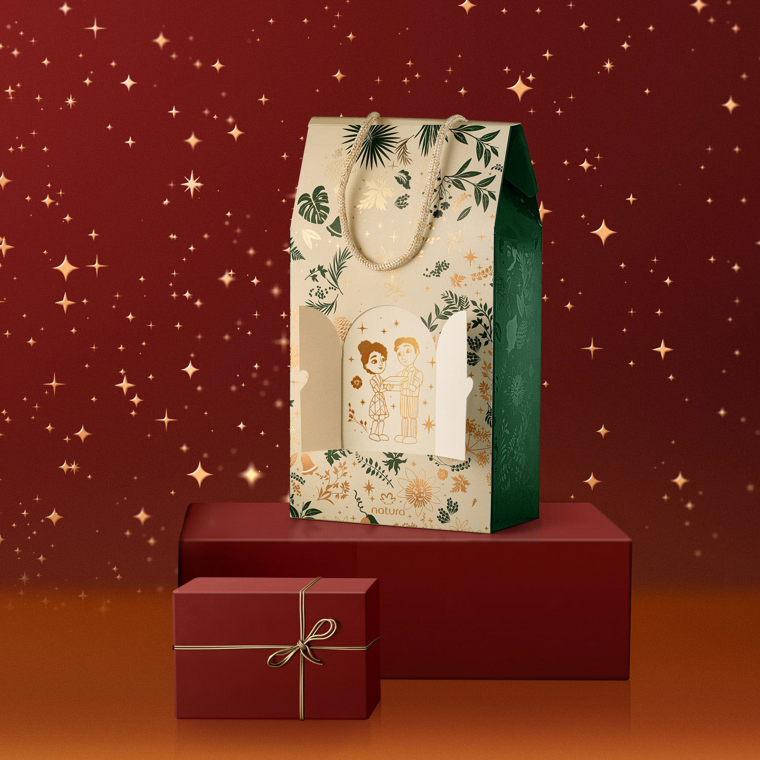 Envelope de Presente Natal Natura