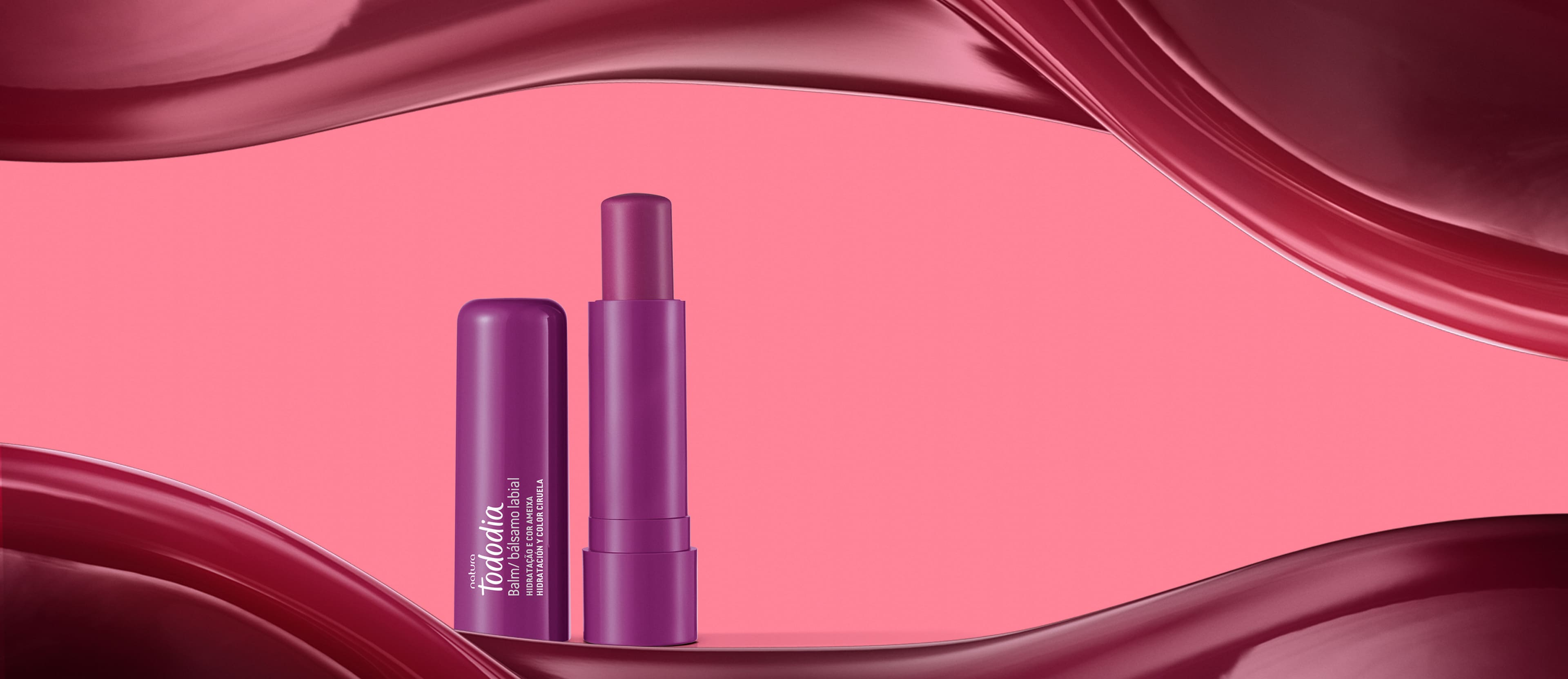 Balm Labial Tododia Cor Ameixa