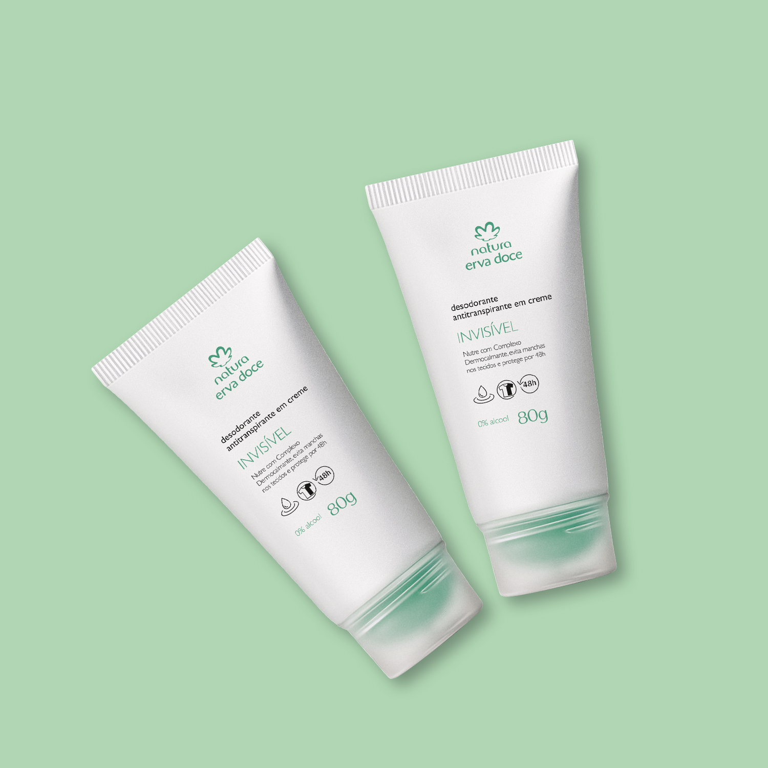 Kit Desodorante Antitranspirante em Creme Erva Doce (2 unidades)