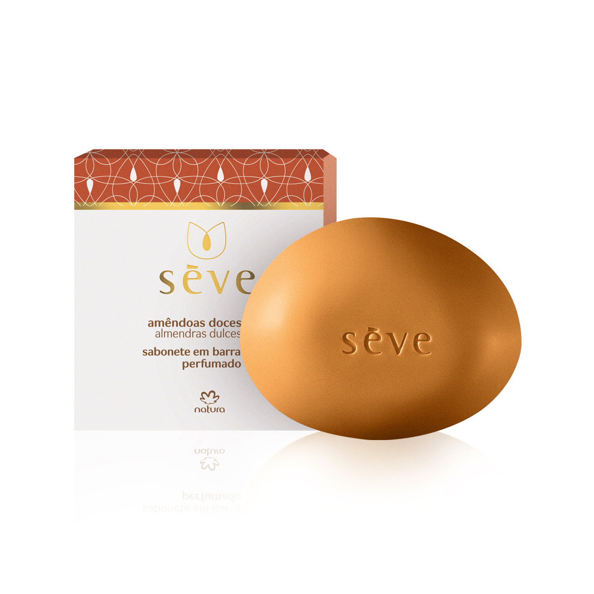 Sabonete em Barra Perfumado Sève Amêndoas Doces