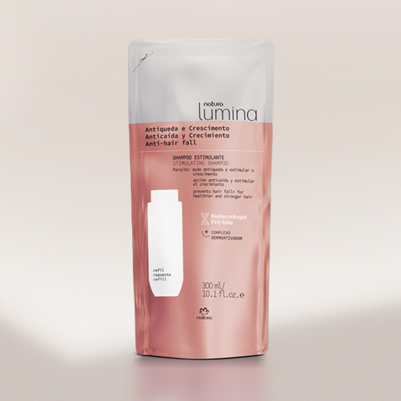 Refil Shampoo Estimulante para Antiqueda e Crescimento Lumina