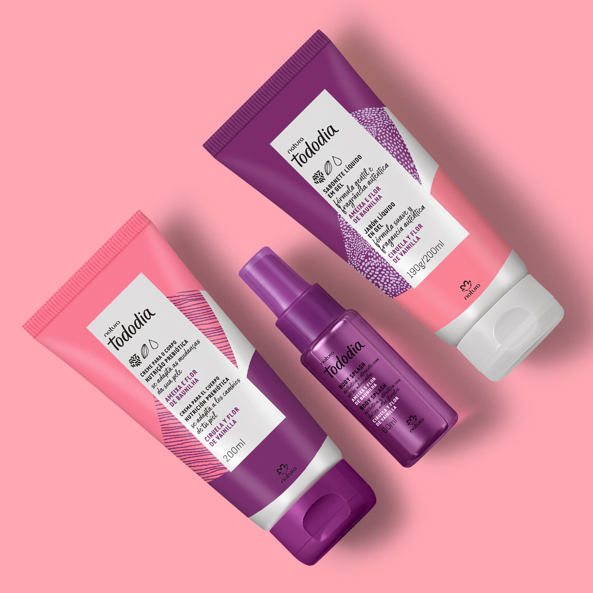 Presente Natura Tododia Ameixa e Flor de Baunilha (3 produtos)