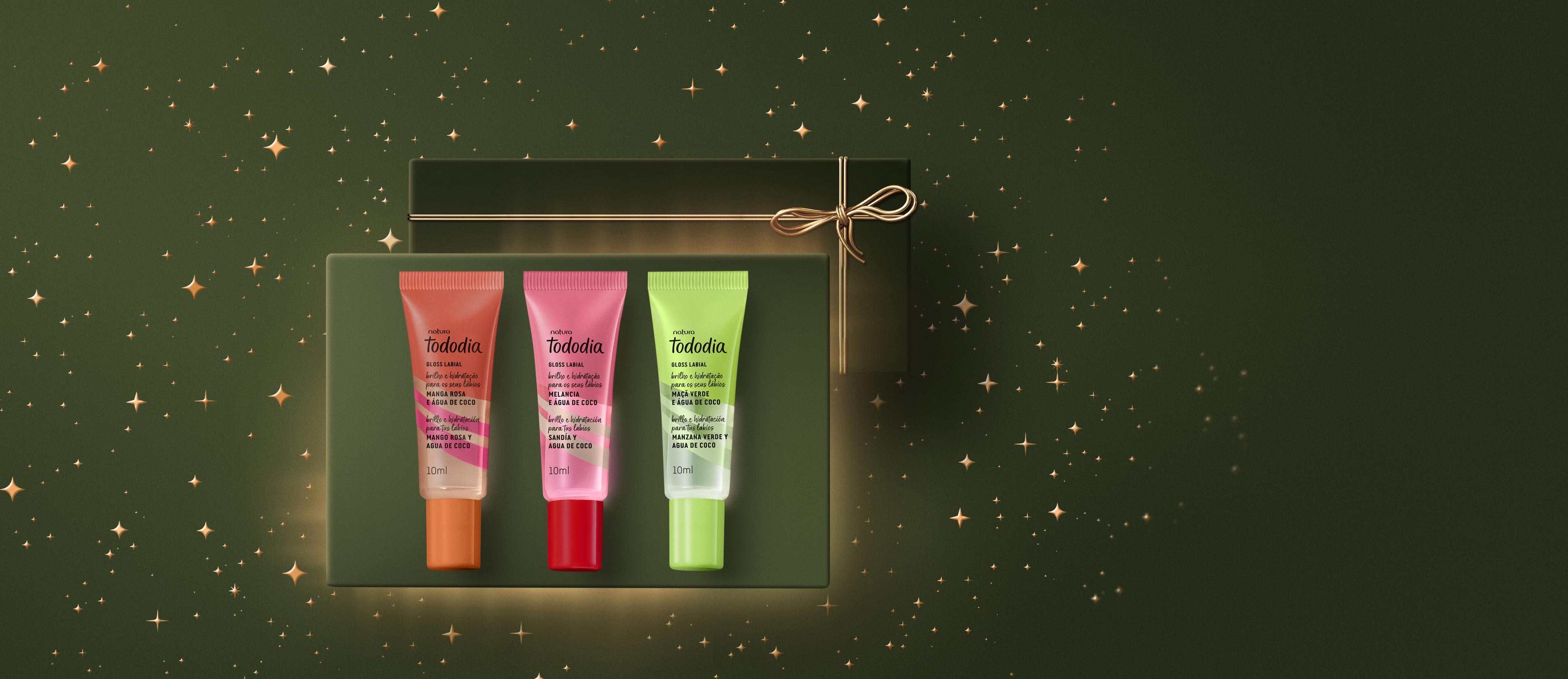 Presente Natura Tododia Kit Gloss (3 unidades)
