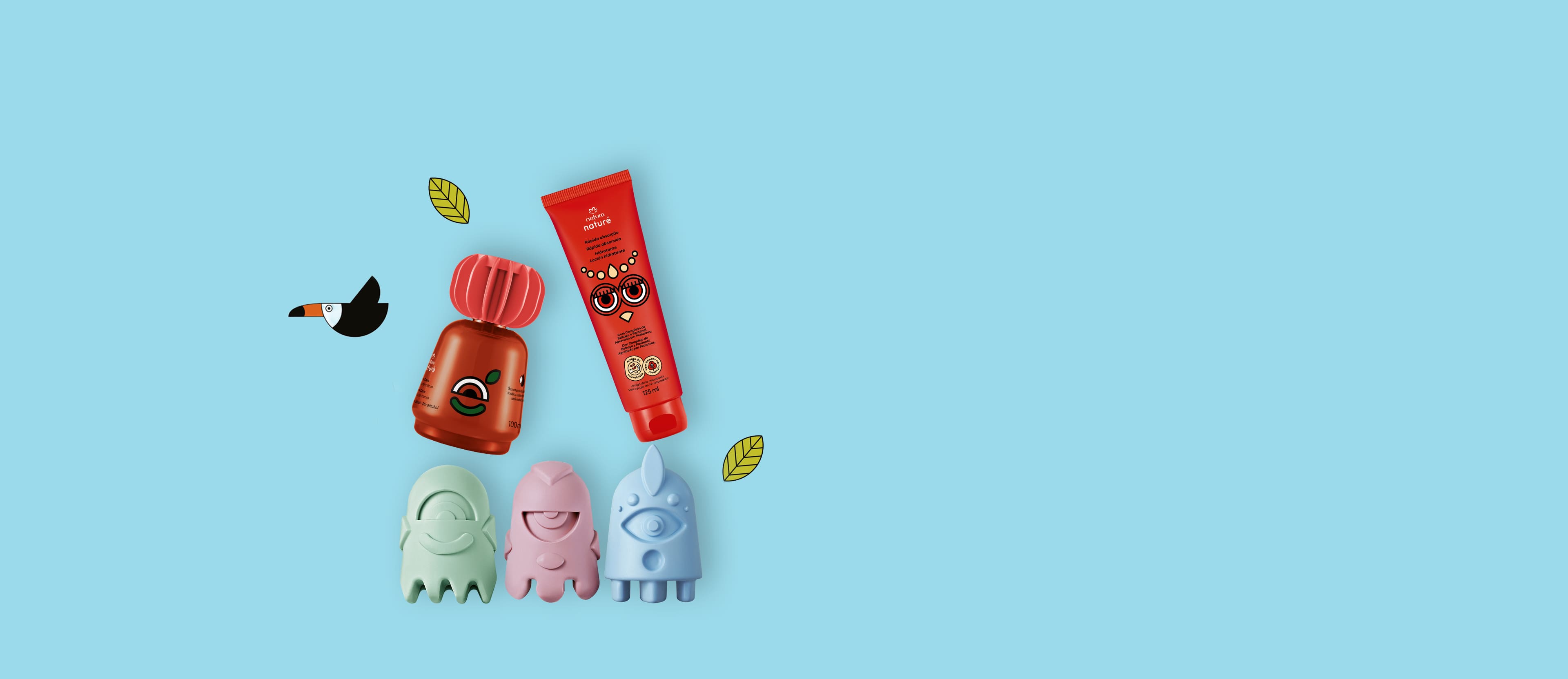 Kit Naturé Colônia Corre Corre, Sabonete em Barra e Hidratante (3 produtos)