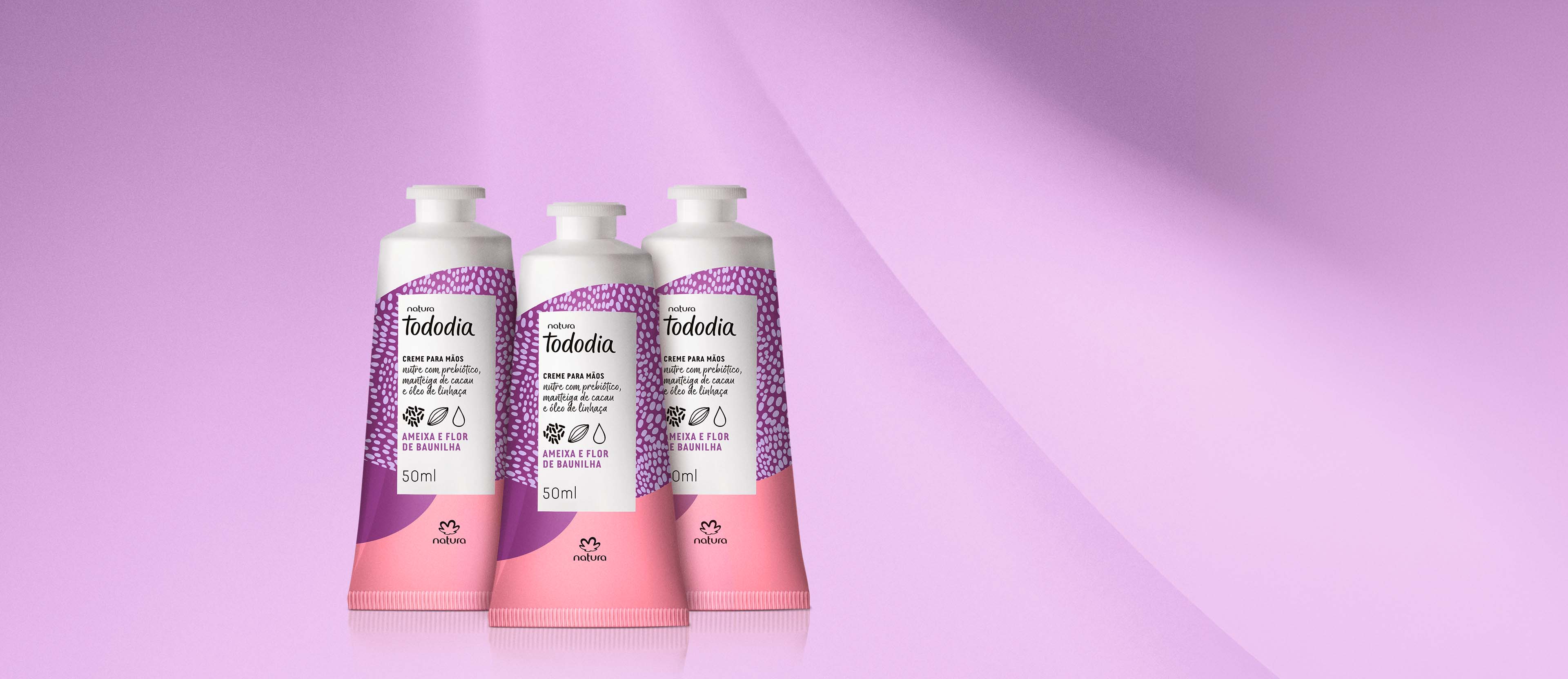Kit Creme para as Mãos Tododia Ameixa e Flor de Baunilha
