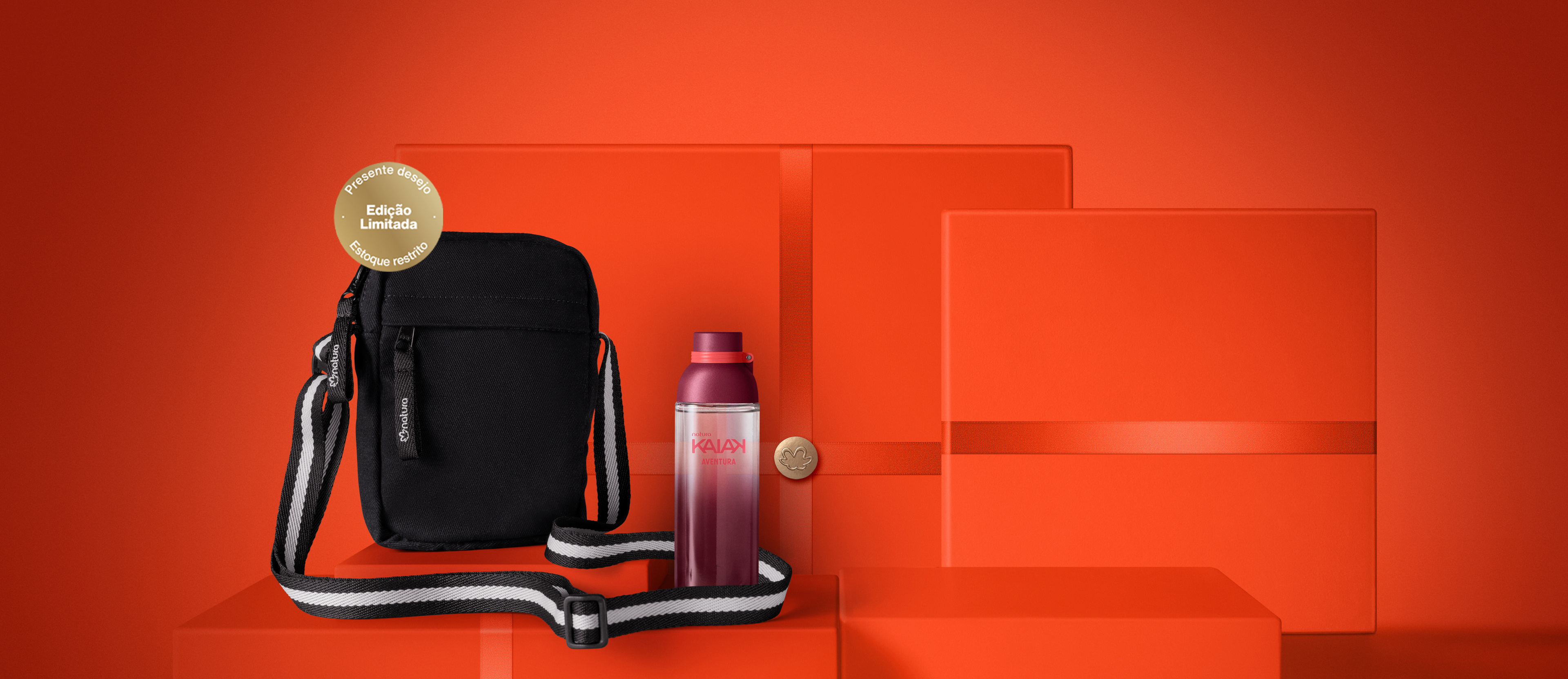 Presente Natura Kaiak Aventura Feminino com Acessório (2 produtos)