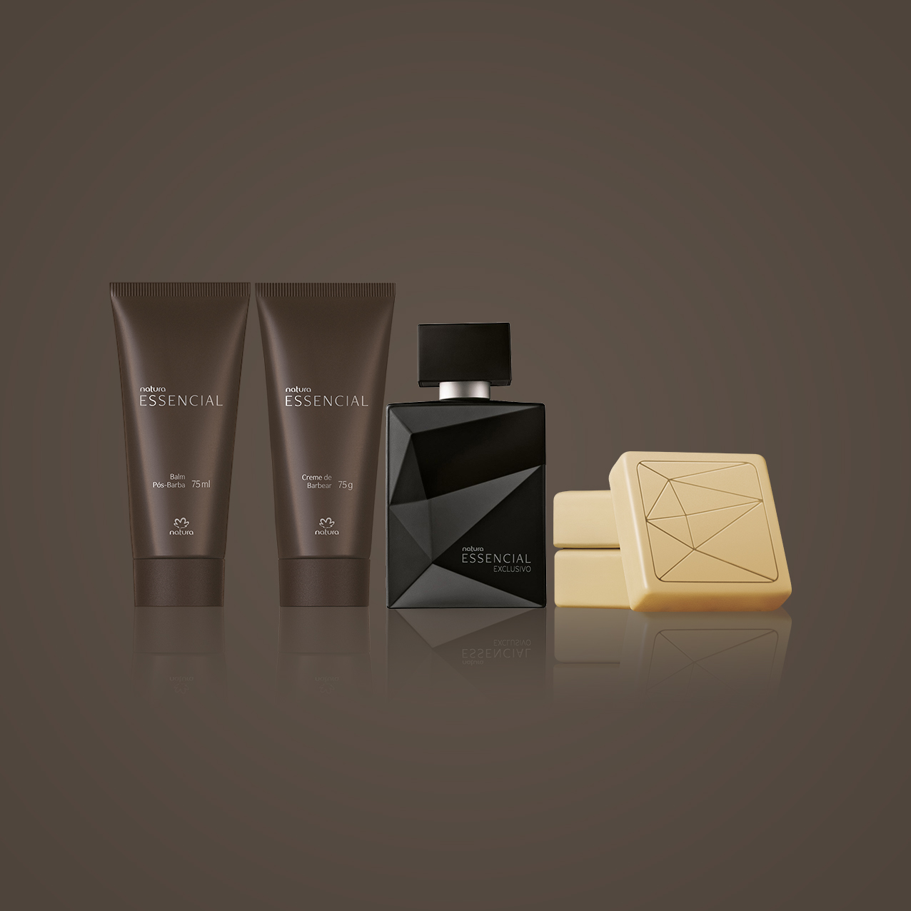 Kit Essencial Exclusivo Masculino Completo (4 produtos)