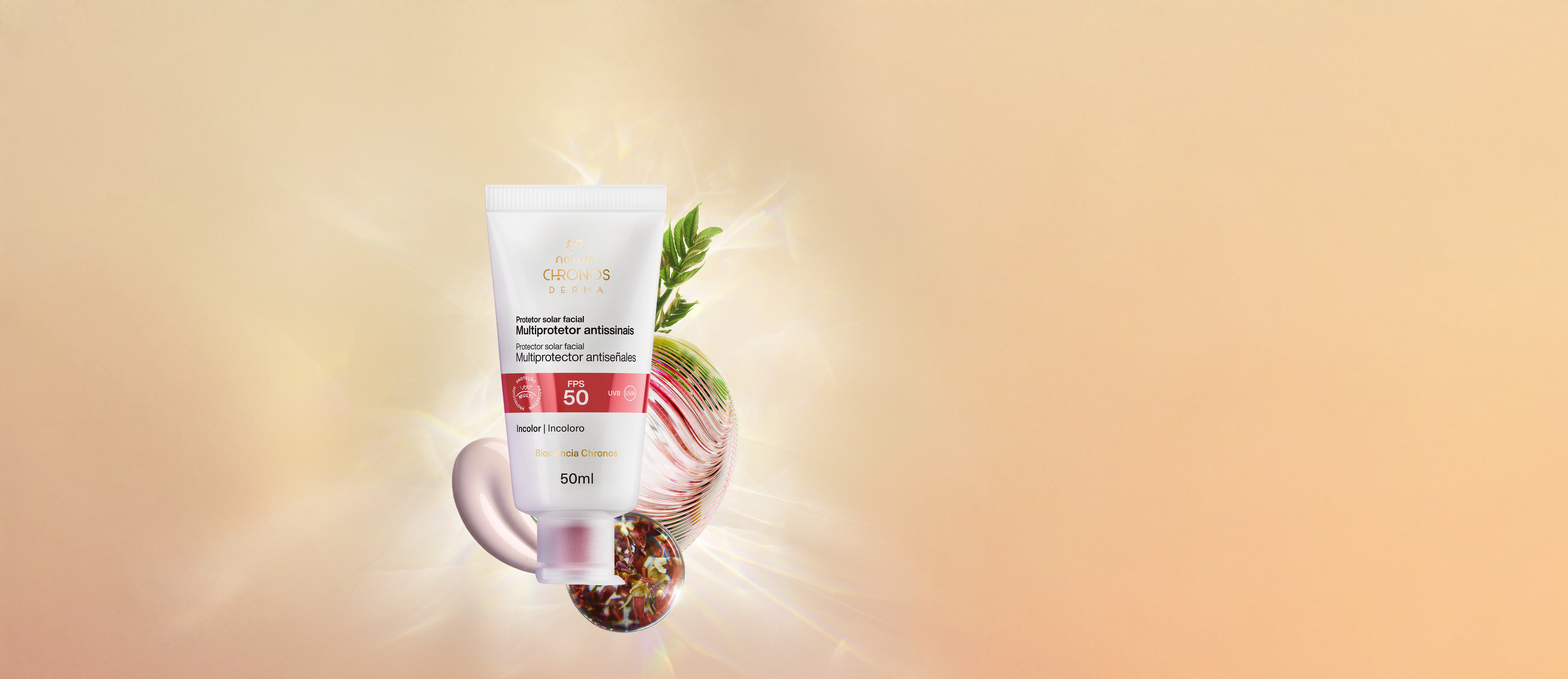 Multiprotetor Antissinais FPS 50 FPUVA 18 Chronos Derma