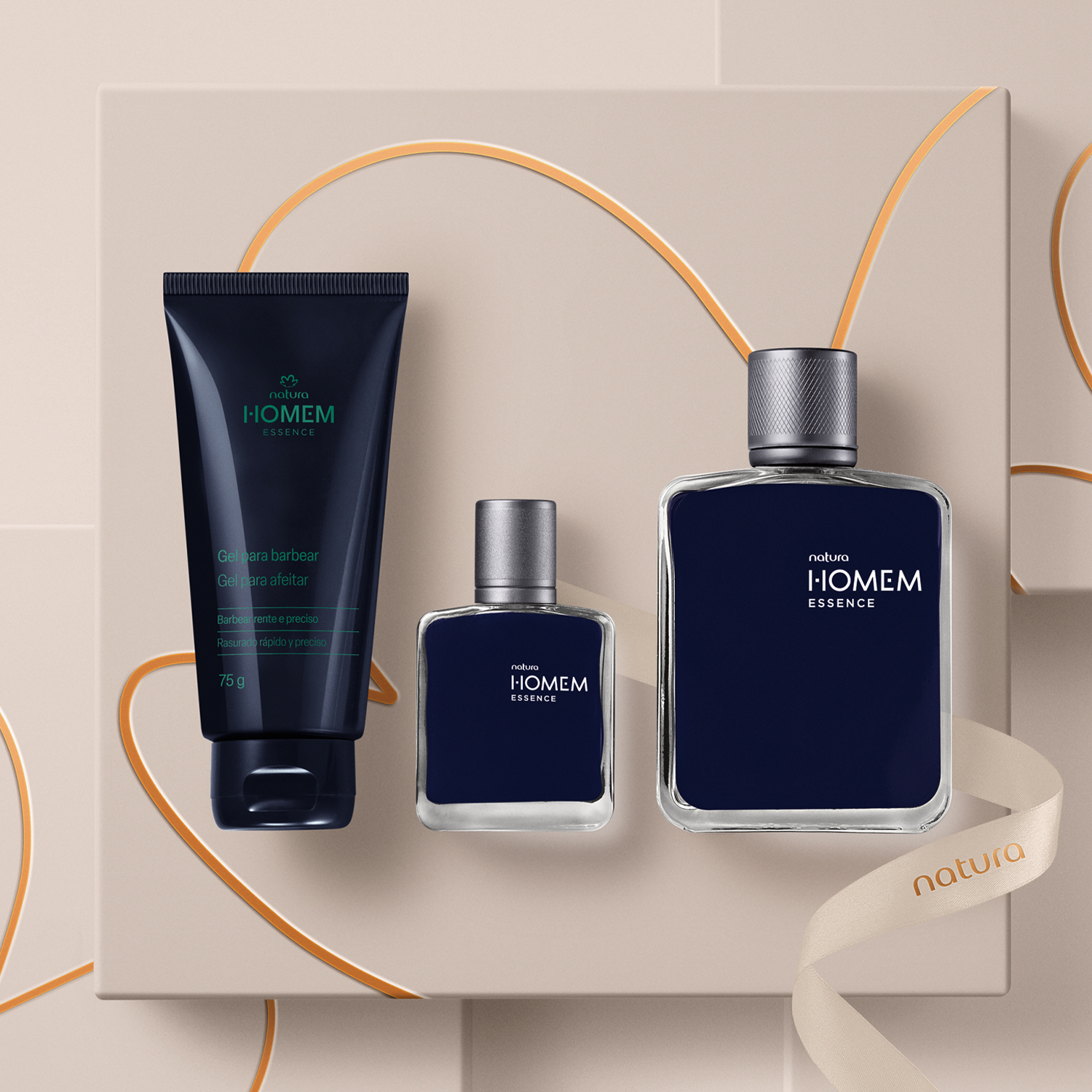 Presente Natura Homem Essence Completo (3 produtos)