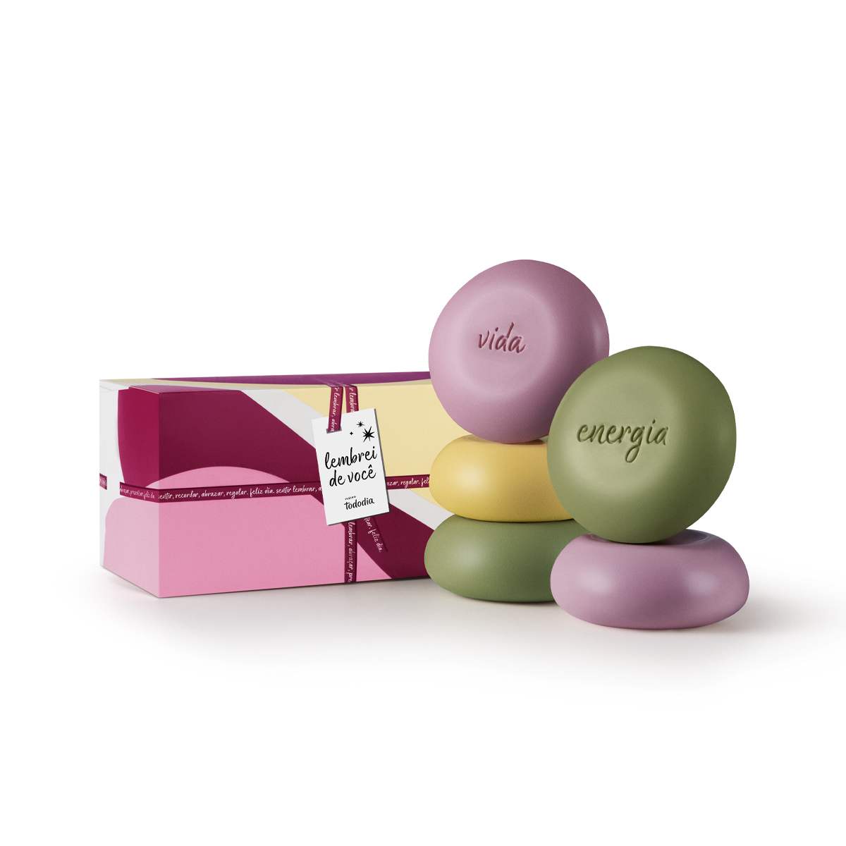 Presente Natura Tododia Sabonetes em Barra Sortidos (1 caixa) de 5 un