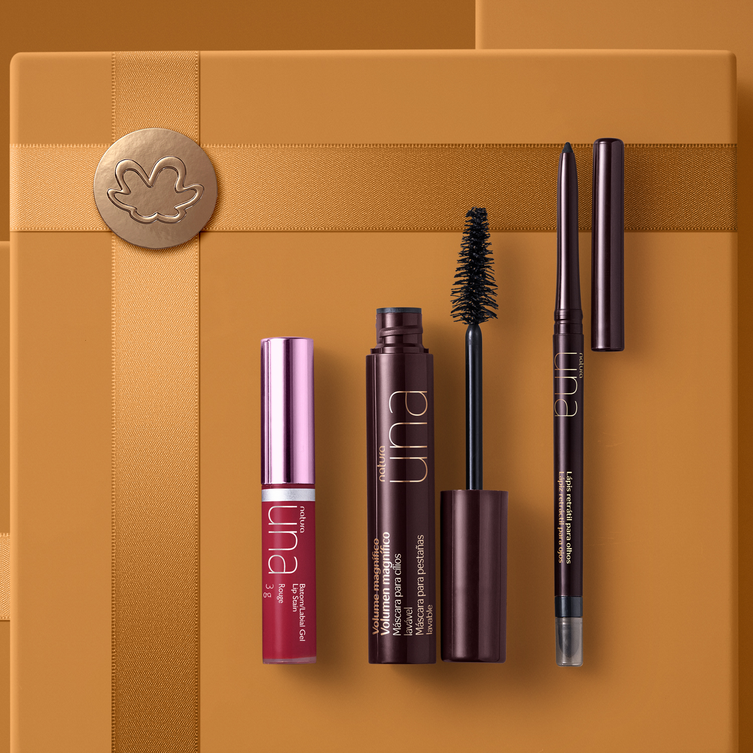 Presente Natura Una Look Rouge (3 produtos)