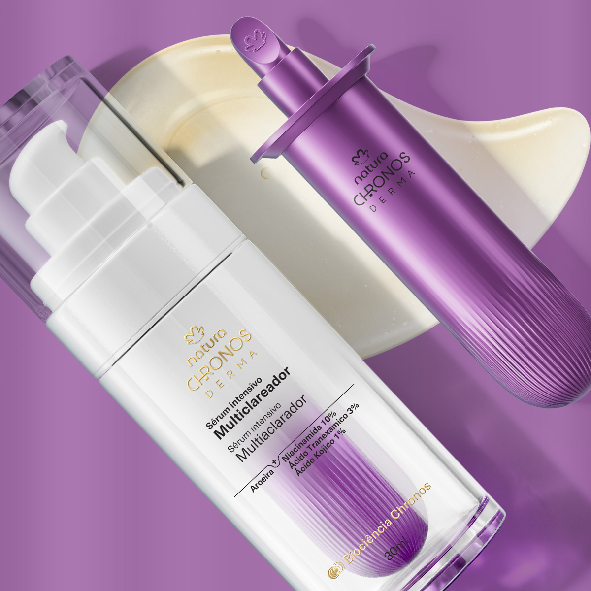 Kit Sérum Multiclareador com Refil Chronos Derma