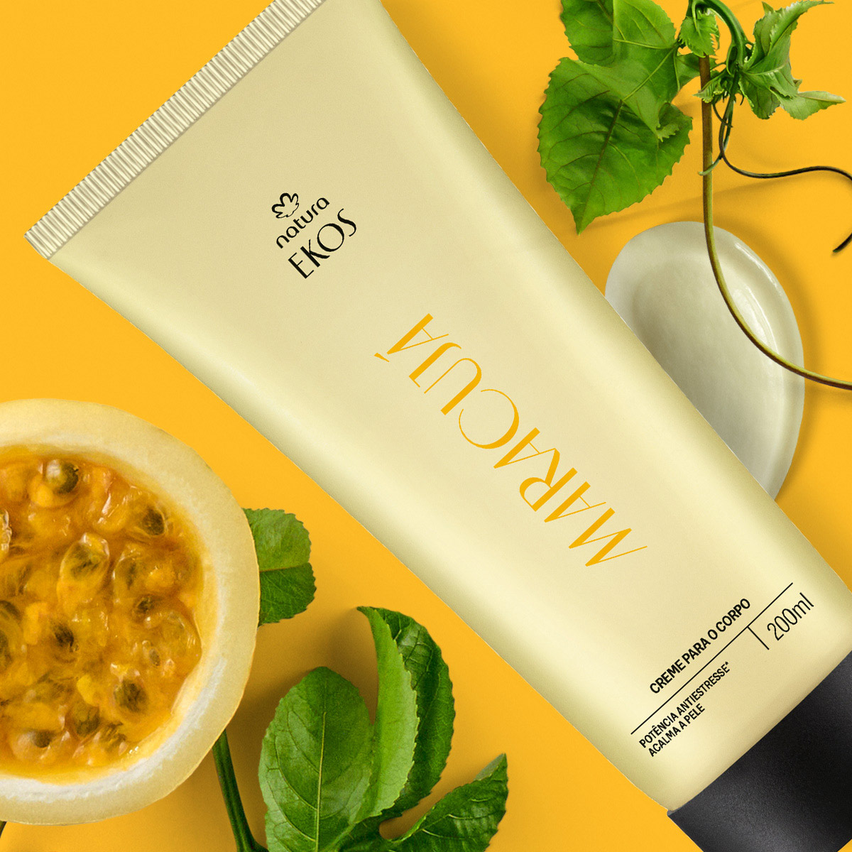 Creme Desodorante Hidratante para o Corpo Ekos Maracujá