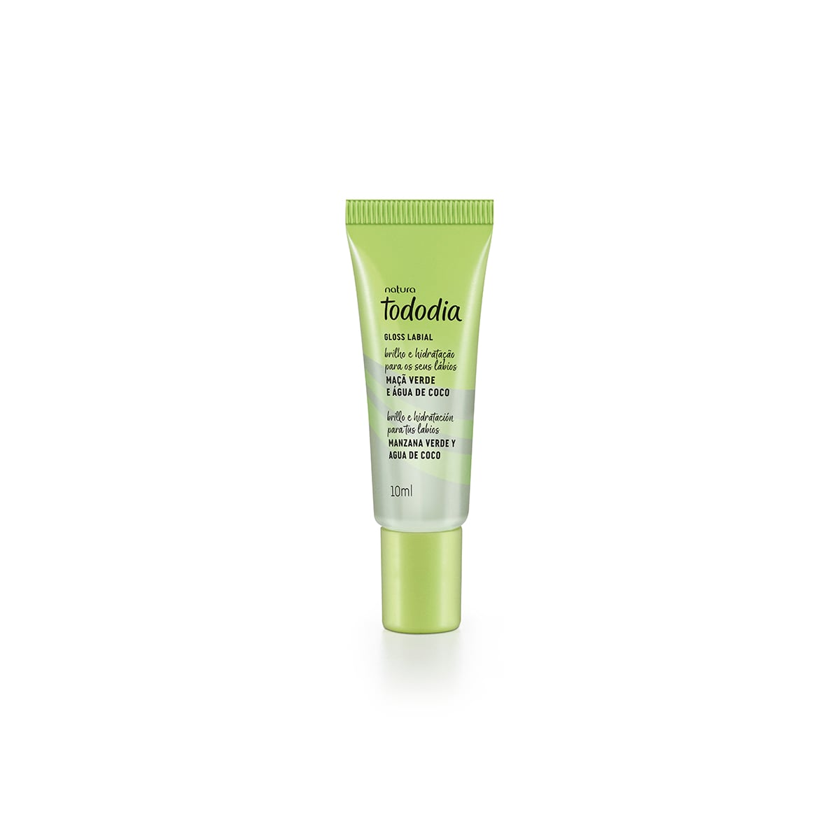 Gloss Labial Tododia Maçã Verde e Água de Coco