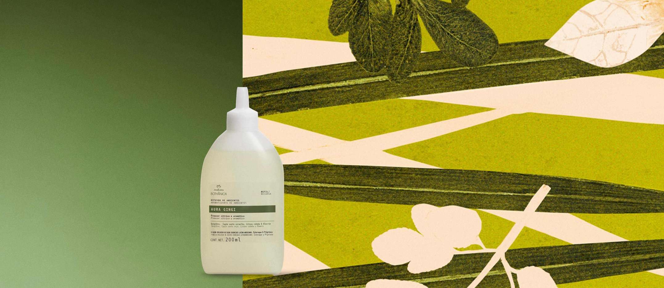 Refil Difusor de Ambiente Natura Bothânica Aura Gingi