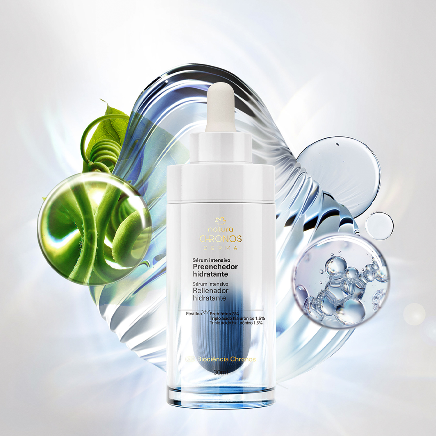 Sérum Intensivo Preenchedor Hidratante Chronos Derma