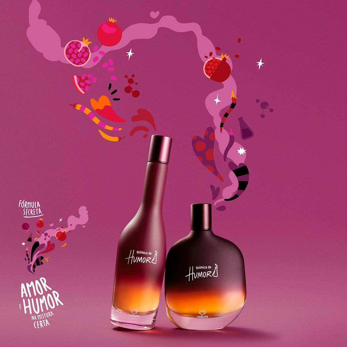 Presente Natura Casal Química De Humor