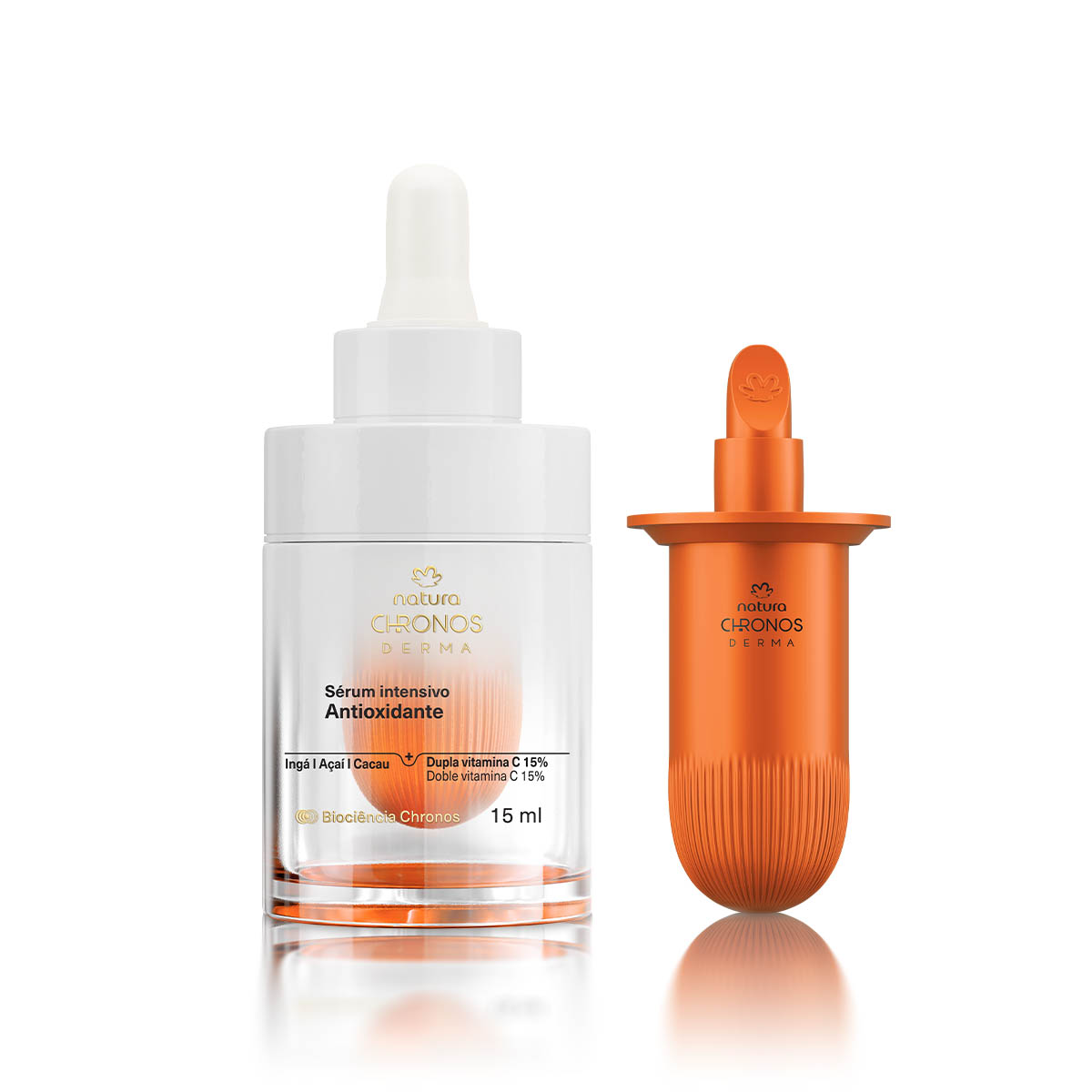 Kit Sérum Antioxidante com Refil Chronos Derma