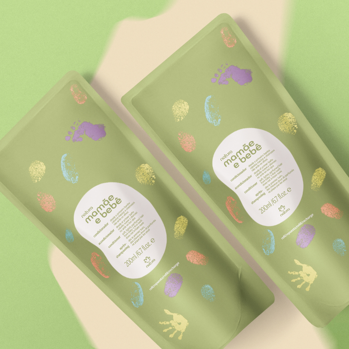 Kit Refil Condicionador Suave Mamãe e Bebê (2 unidades)