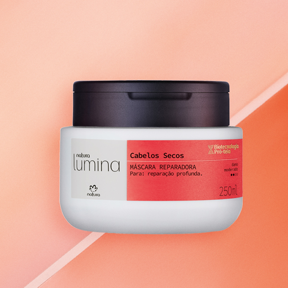 Máscara Reparadora para Cabelos Secos Lumina