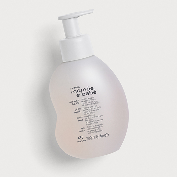 Sabonete Líquido Sem Fragrância da Cabeça aos Pés Mamãe e Bebê