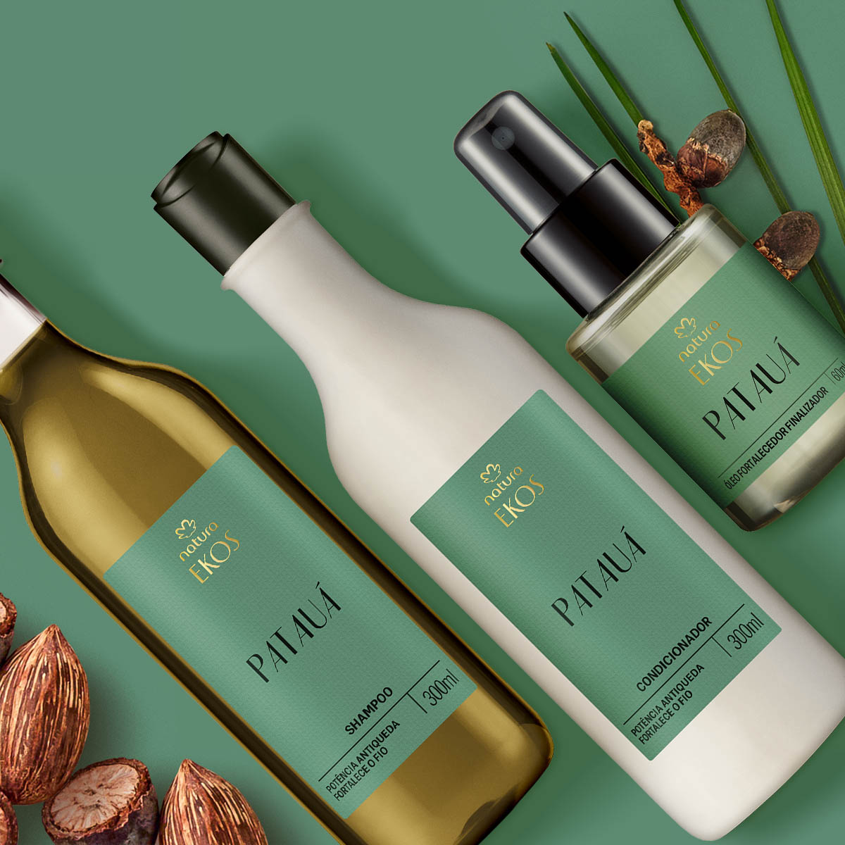 Kit Ekos Patauá Shampoo, Condicionador e Óleo
