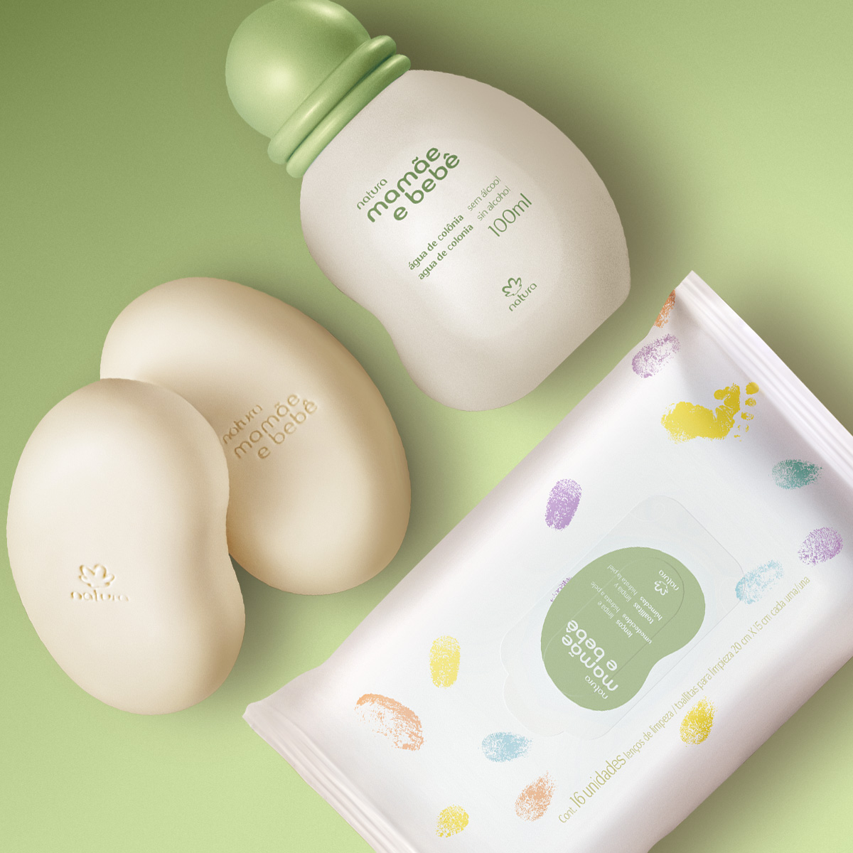 Presente Natura Mamãe e Bebê (3 produtos)