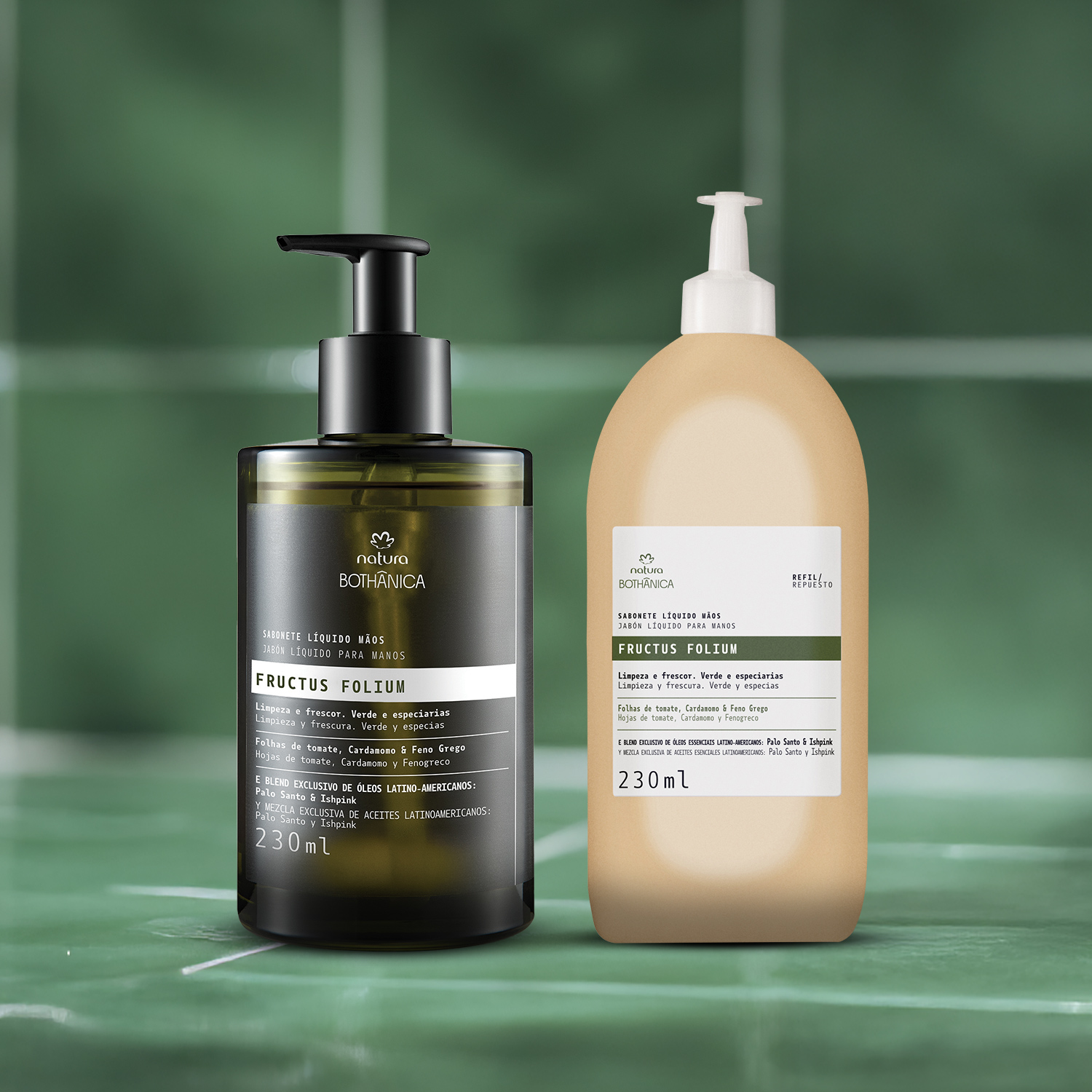 Kit Bothânica Sabonete Líquido Fructus Folium e Refil (2 produtos)