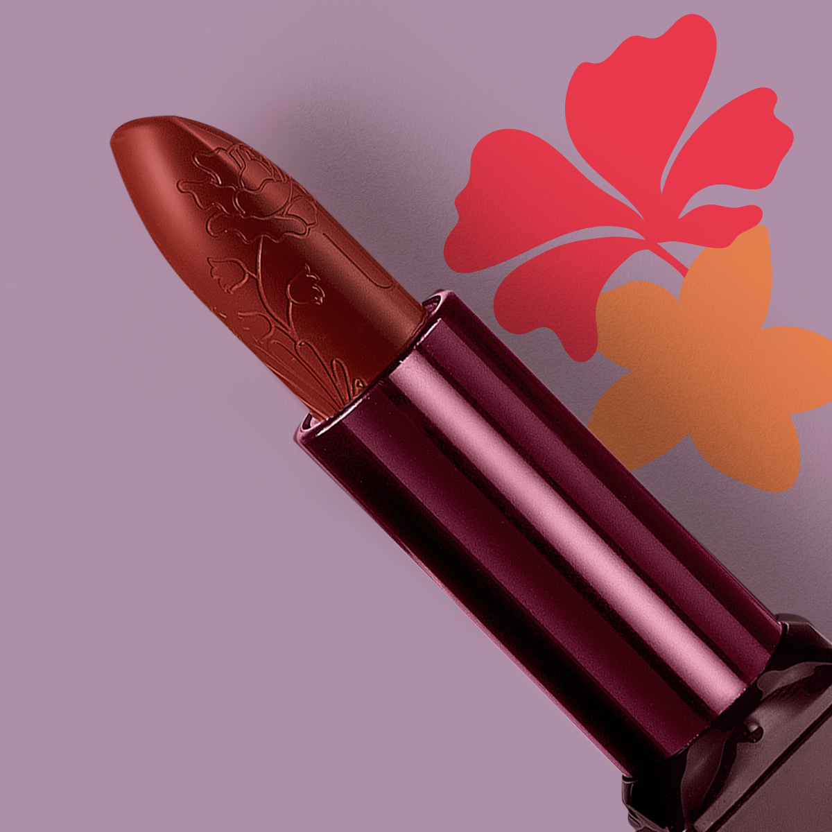 Batom Bala Flores Una