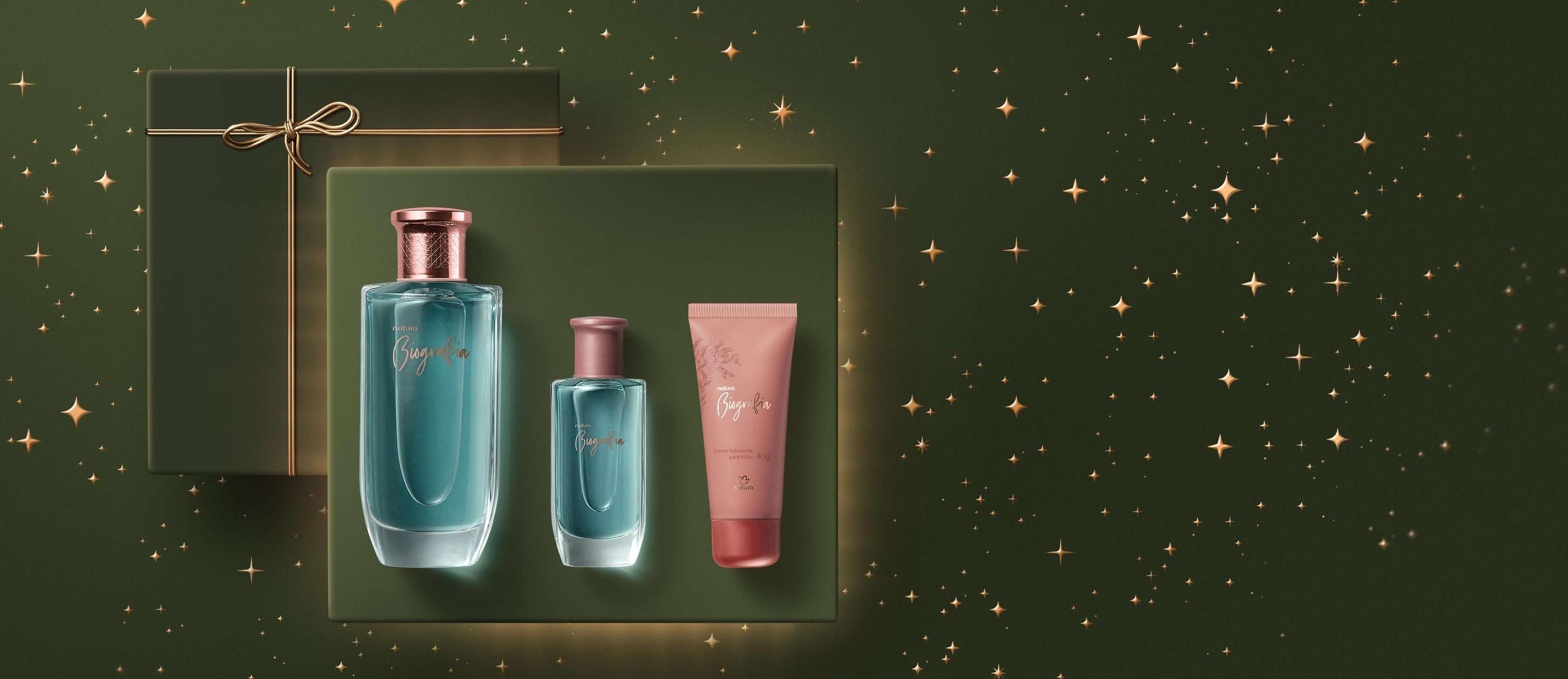 Presente Natura Biografia Feminino (3 produtos)