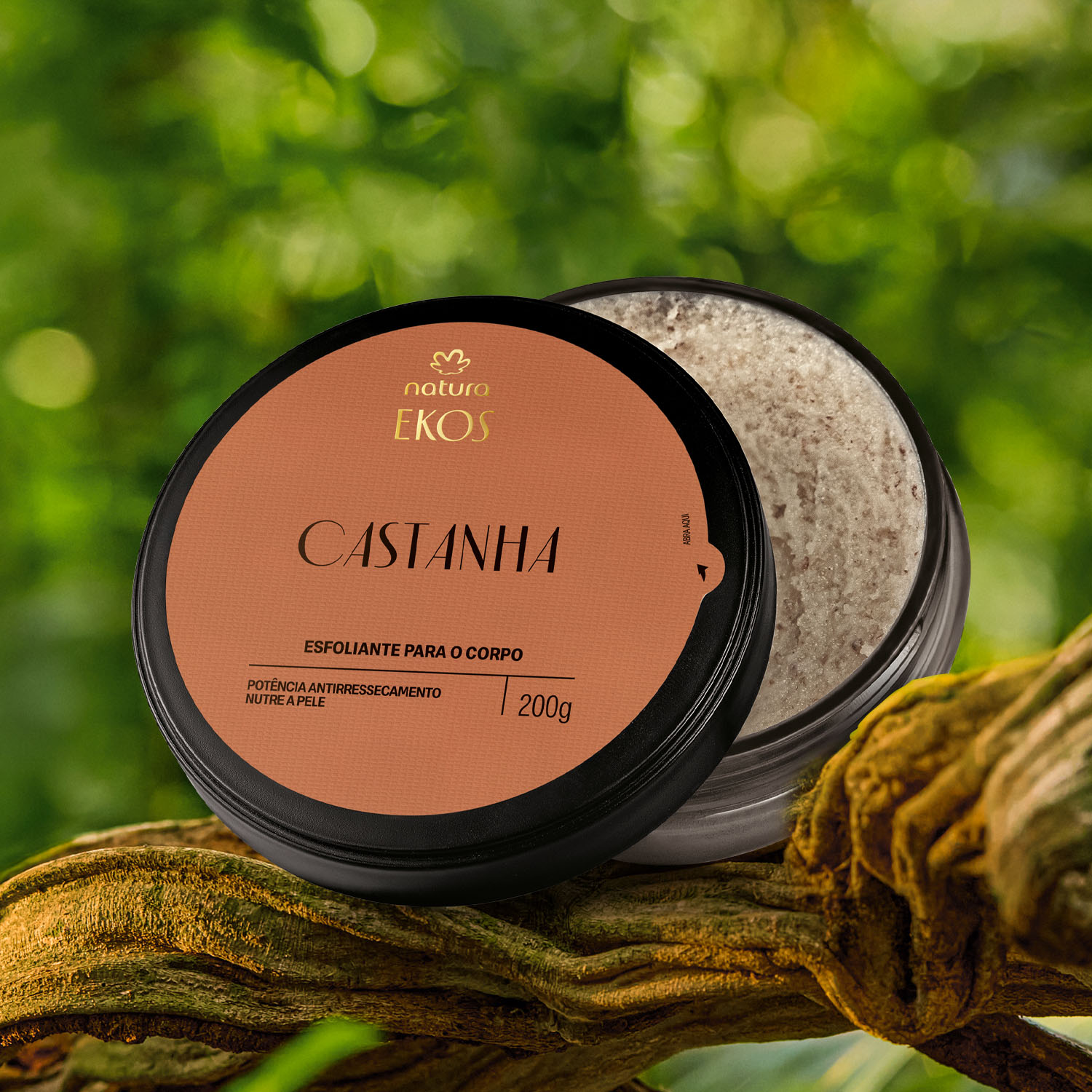 Polpa Esfoliante para o Corpo Ekos Castanha