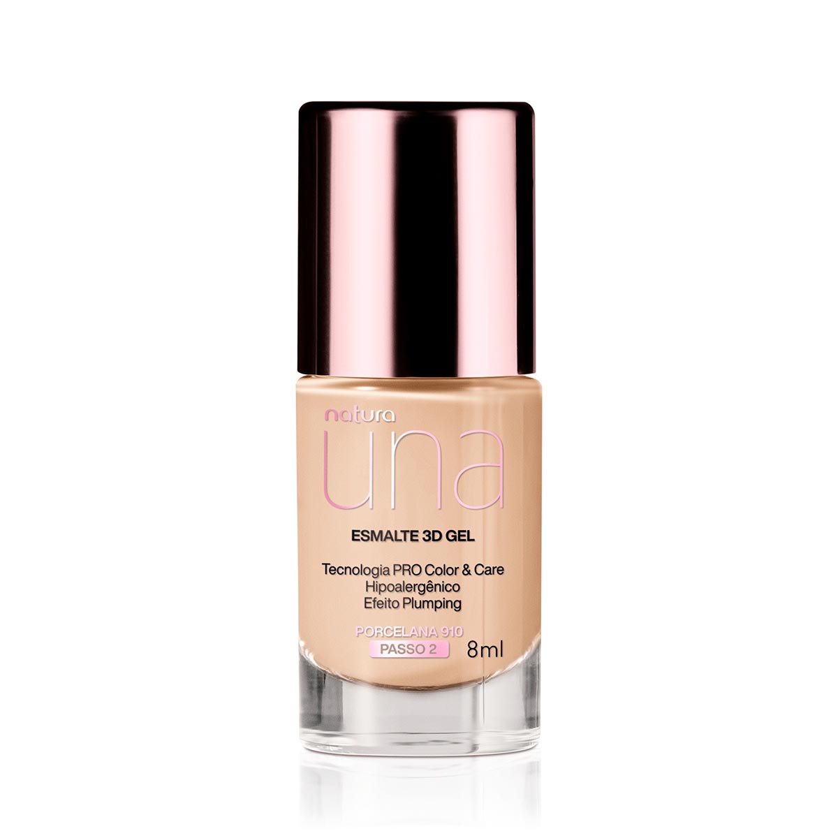 Esmalte 3D Gel Una - Porcelana 910