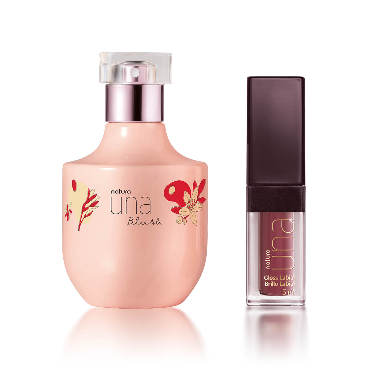 Kit Una Blush e Gloss