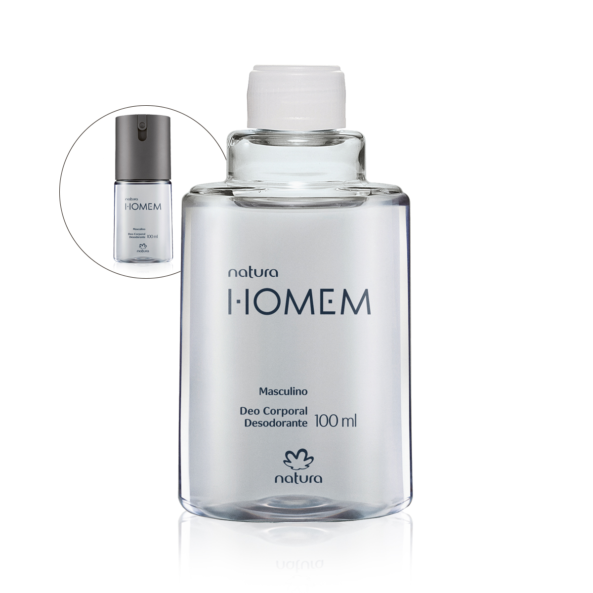 Refil Desodorante Corporal Natura Homem 100 ml