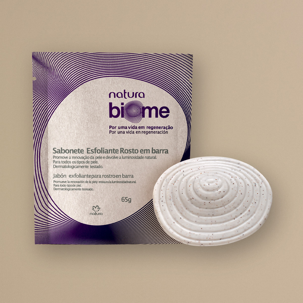 Sabonete Esfoliante para o Rosto Biōme