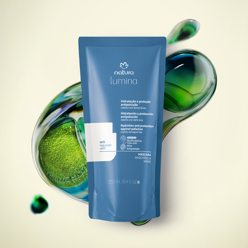 Refil Máscara Hidratante Lumina para Hidratação e Proteção Antipoluição