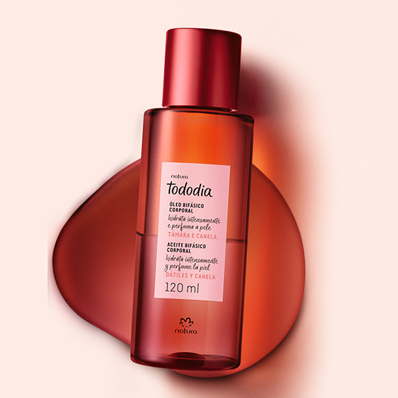 Óleo Bifásico Corporal Tododia Tâmara e Canela