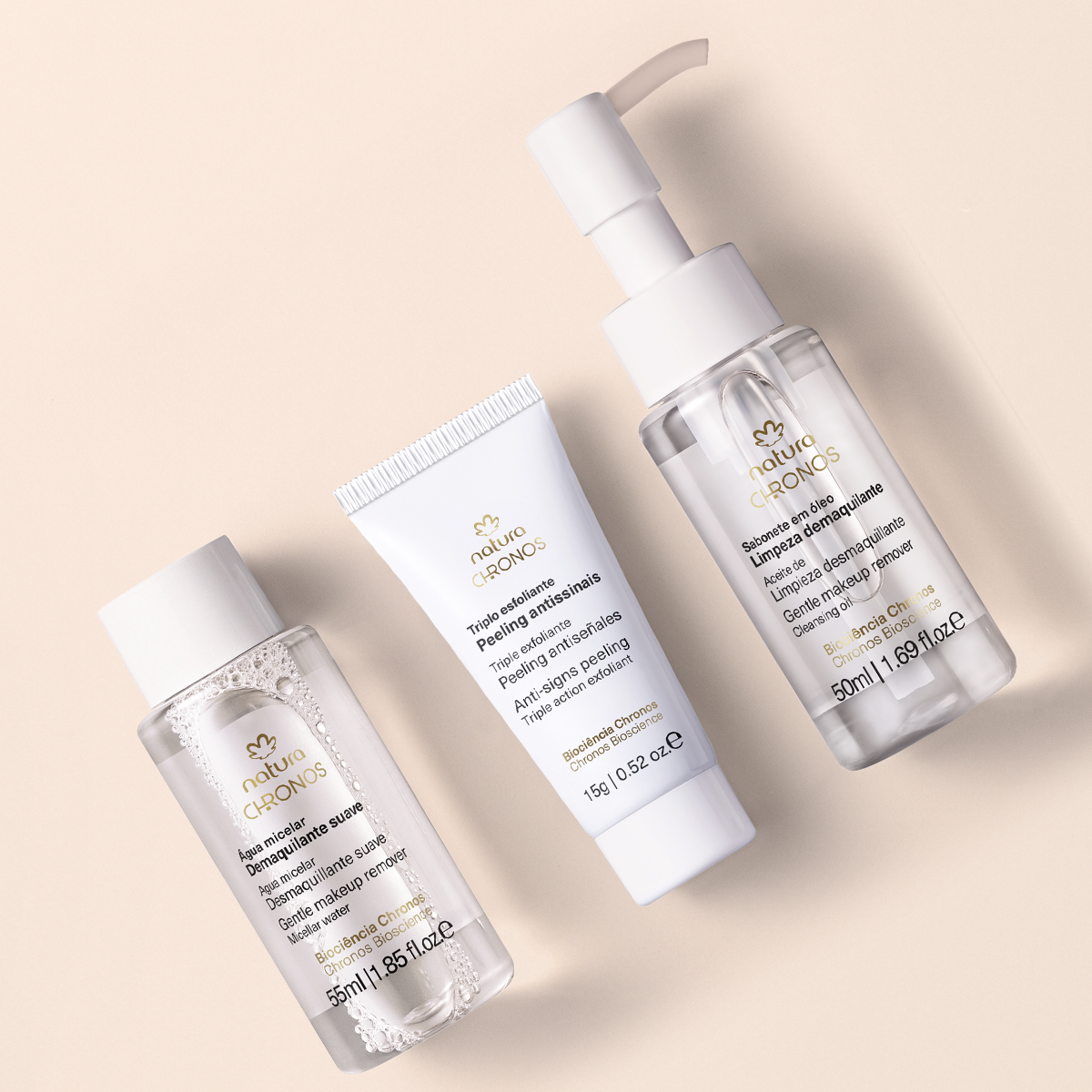 Presente Natura Chronos Derma Miniaturas (3 produtos)