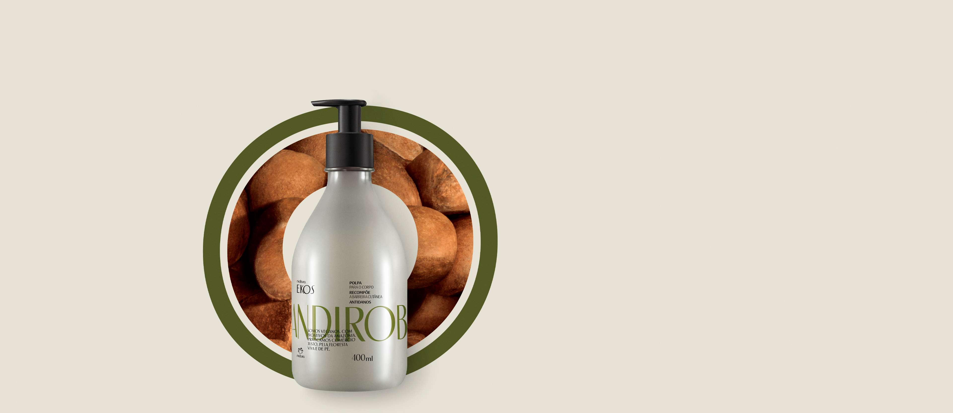 Polpa Desodorante Hidratante para o Corpo Ekos Andiroba