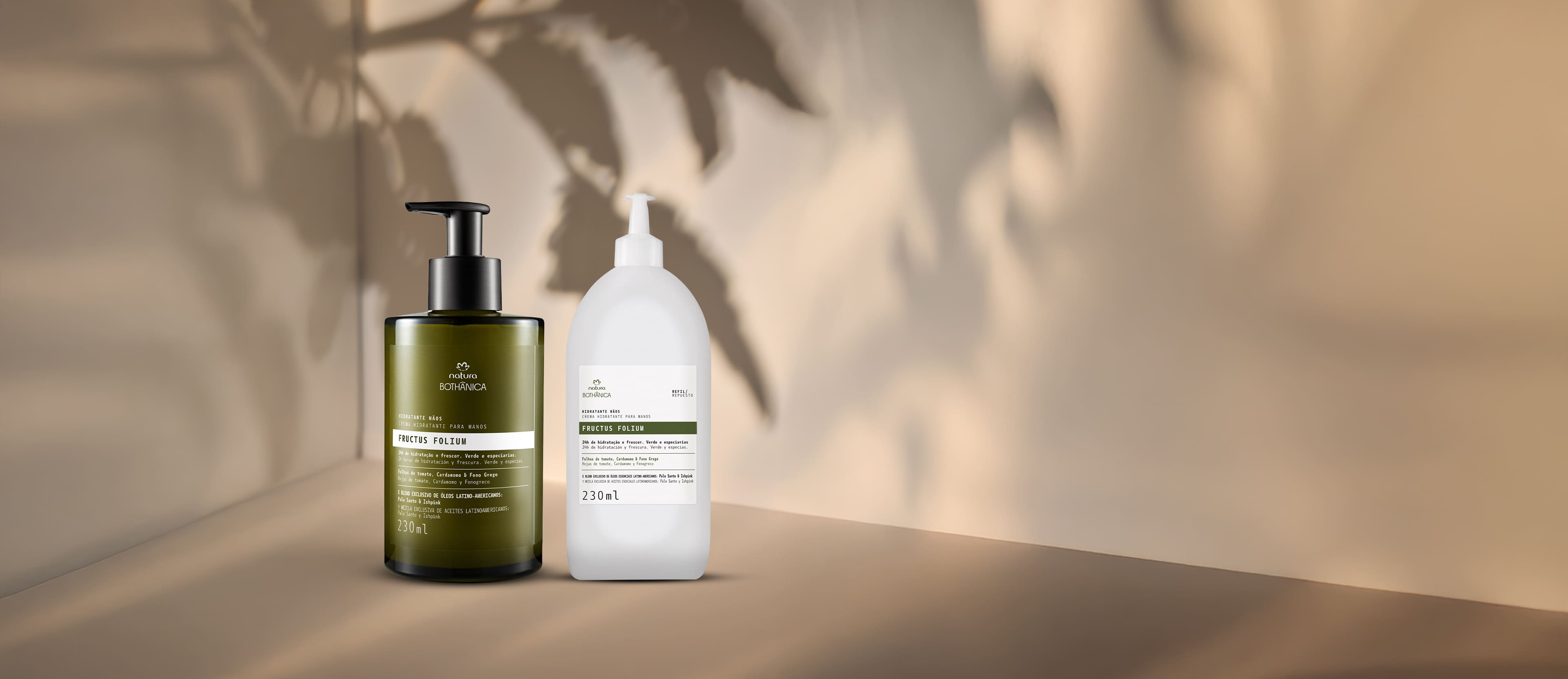 Kit Bothânica Hidratante para as Mãos Fructus Folium e Refil (2 produtos)