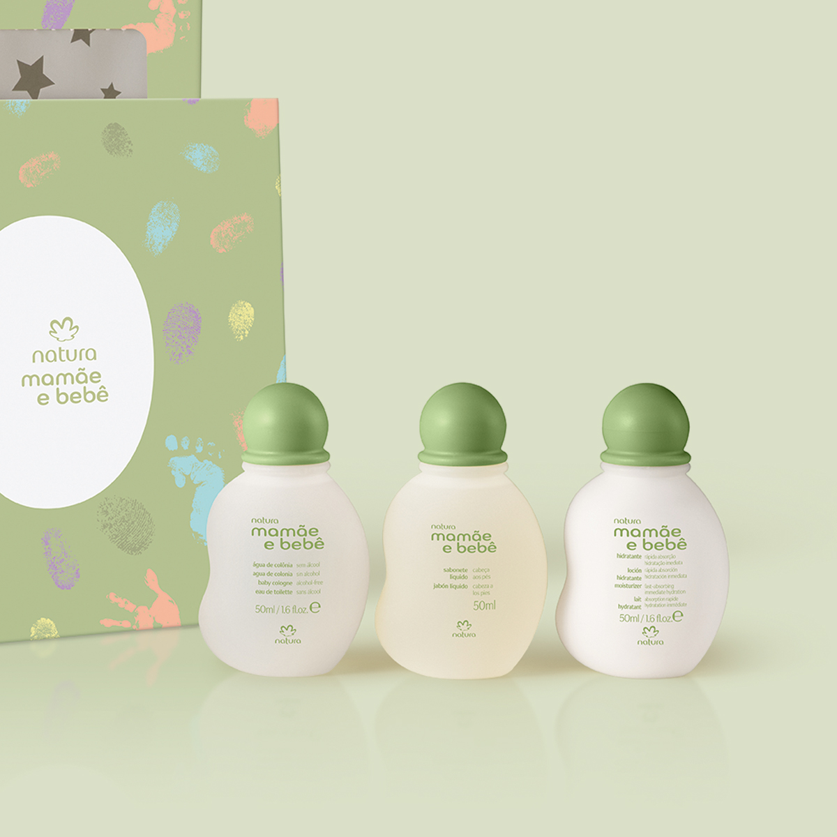 Presente Natura Mamãe e Bebê Miniaturas (3 produtos)