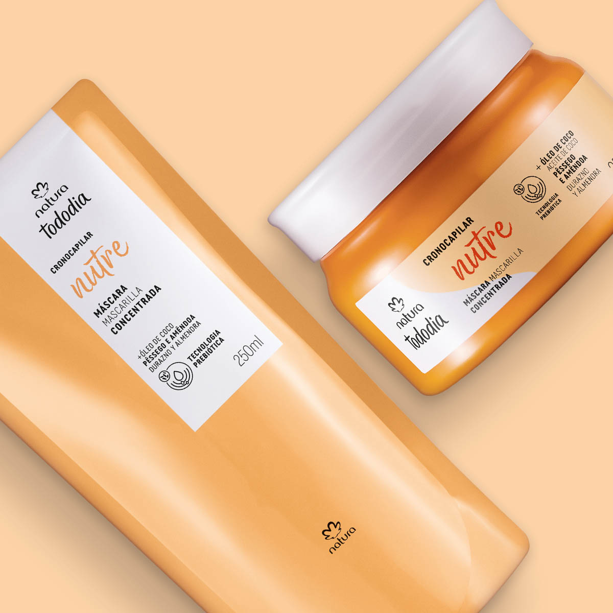 Kit Máscara Nutrição e Reparação Profunda Lumina com Refil (2 produtos)