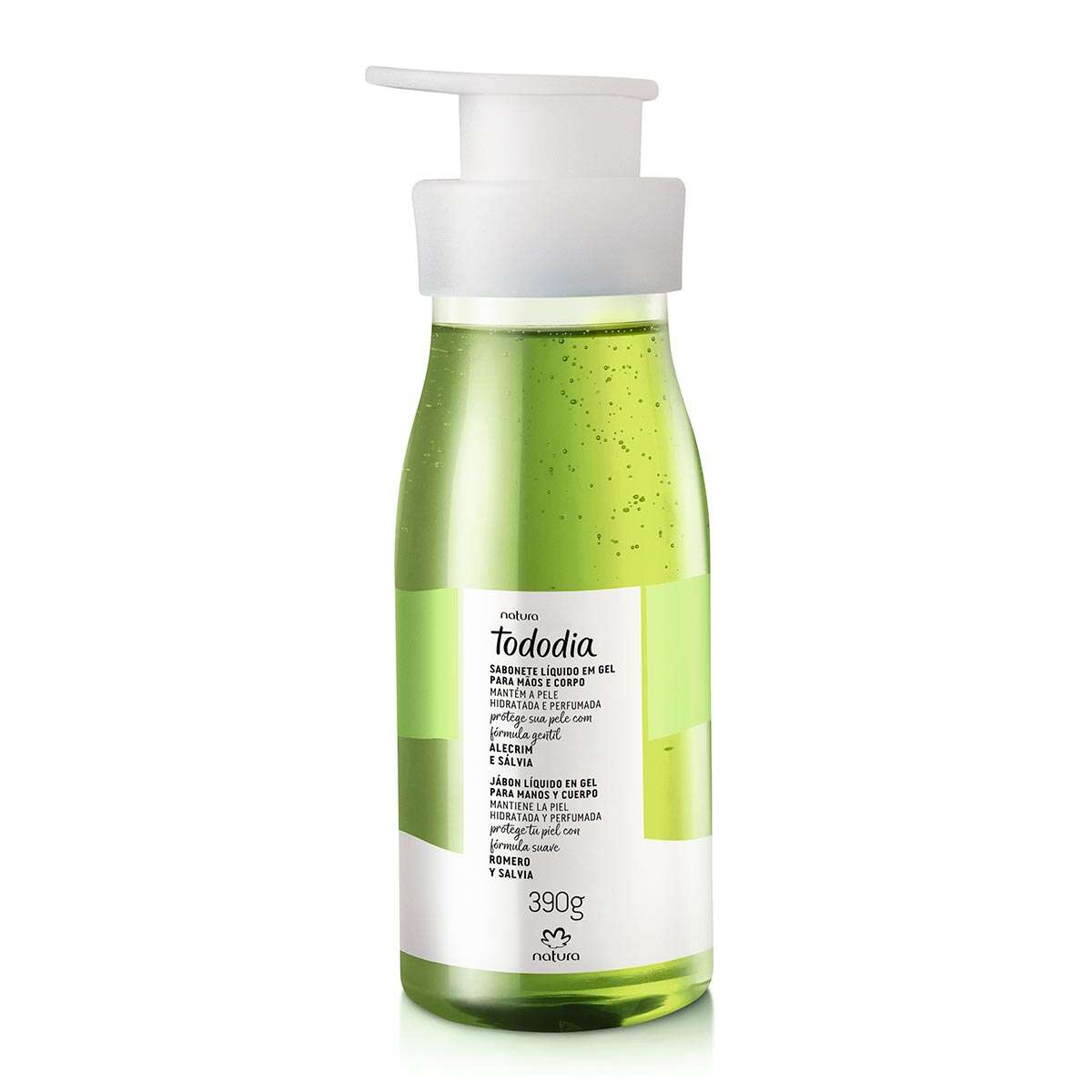 Sabonete Líquido em Gel Tododia Alecrim e Sálvia 390 g