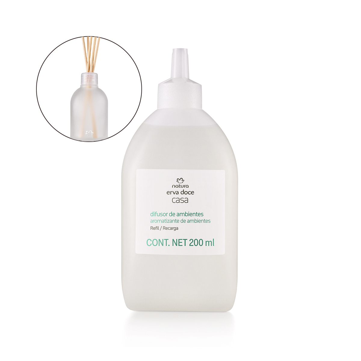 Refil Difusor de Ambientes Erva Doce Casa 200 ml Refil Difusor de Ambientes Erva Doce Casa 200 ml